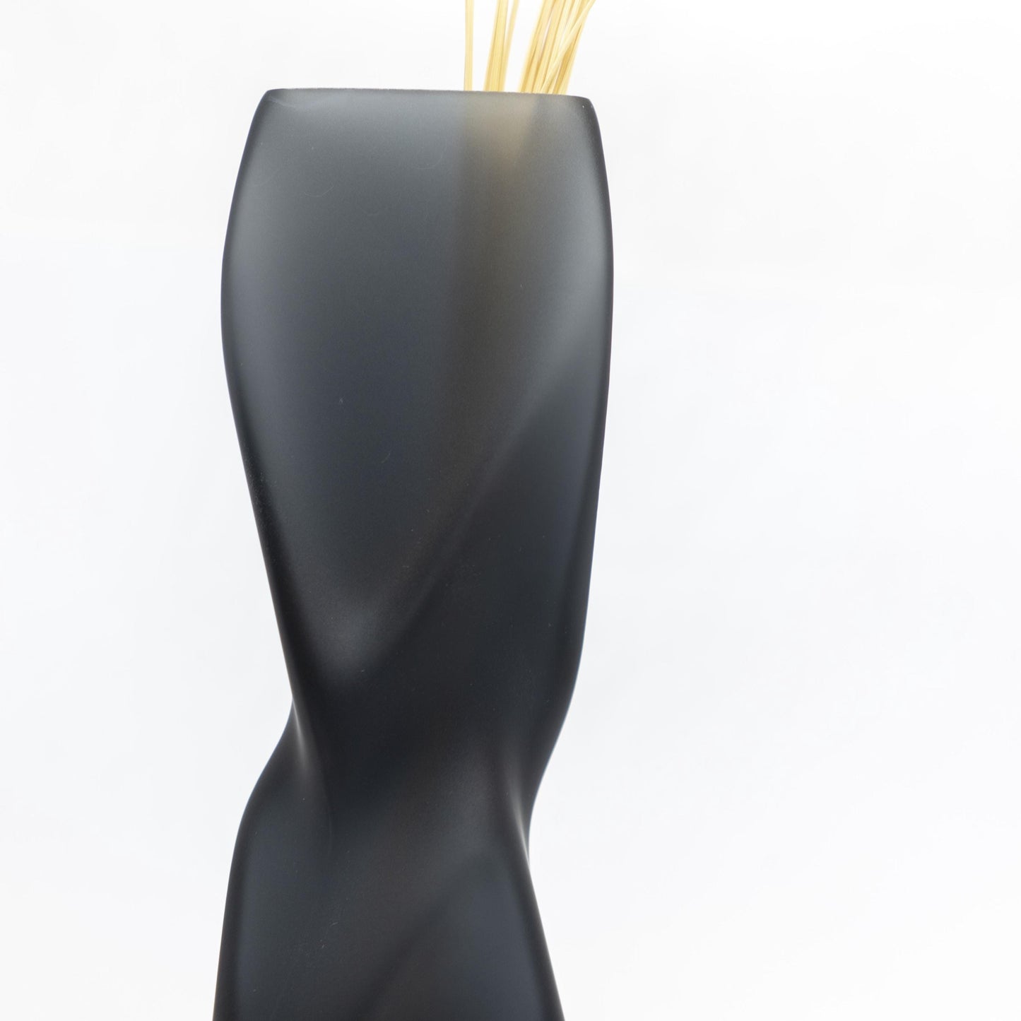 Parametric Design Vase- Frosted Glass, Elegant Flowing Lines Design, Minimalist Style, Premium Home Decor, Perfect Gift for Any Occasion