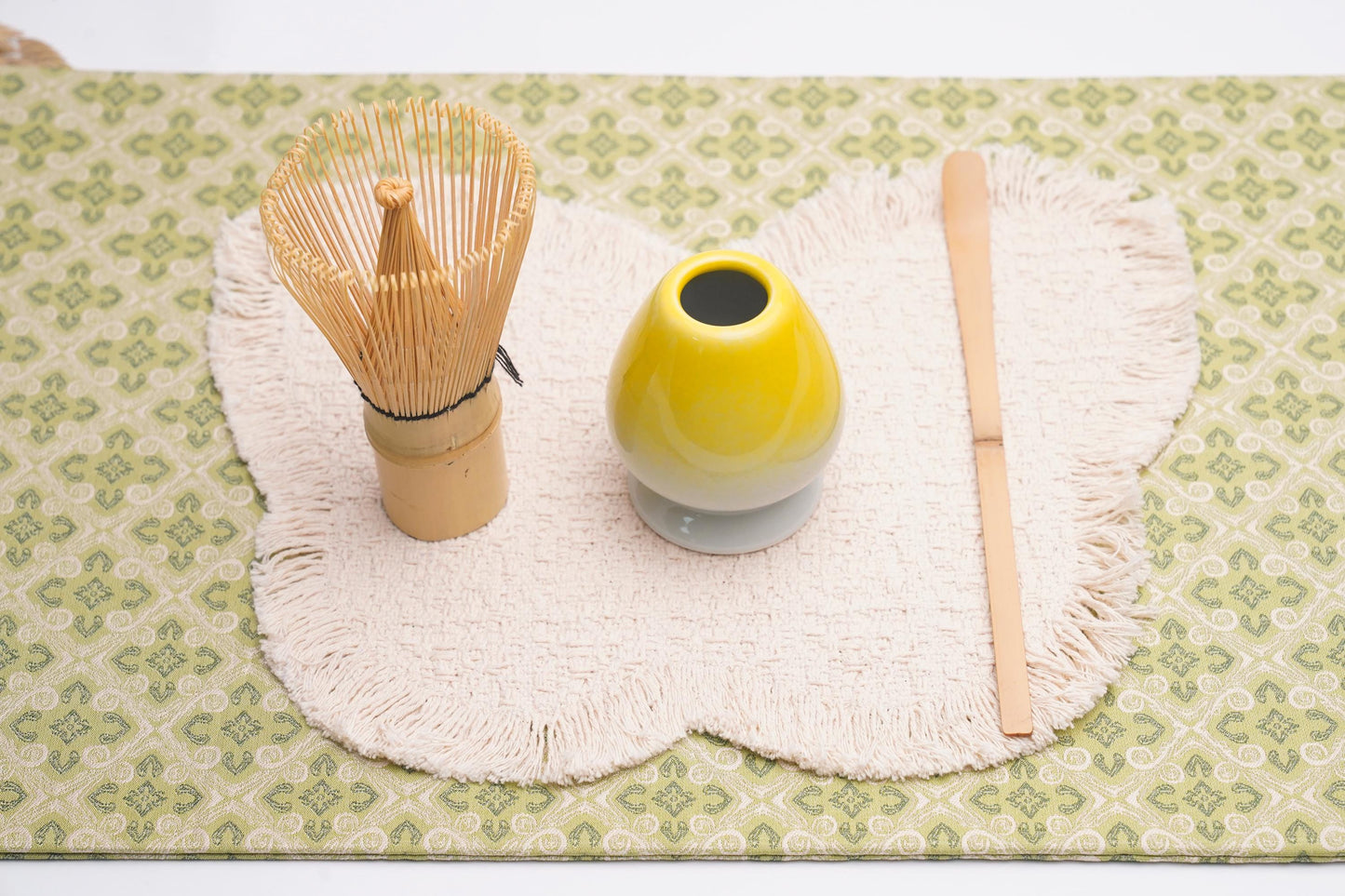 Wabi-Sabi Matcha Bowl Set – Artisan Chawan with Bamboo Whisk
