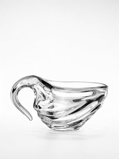 Glass Yogurt Cup with Handle