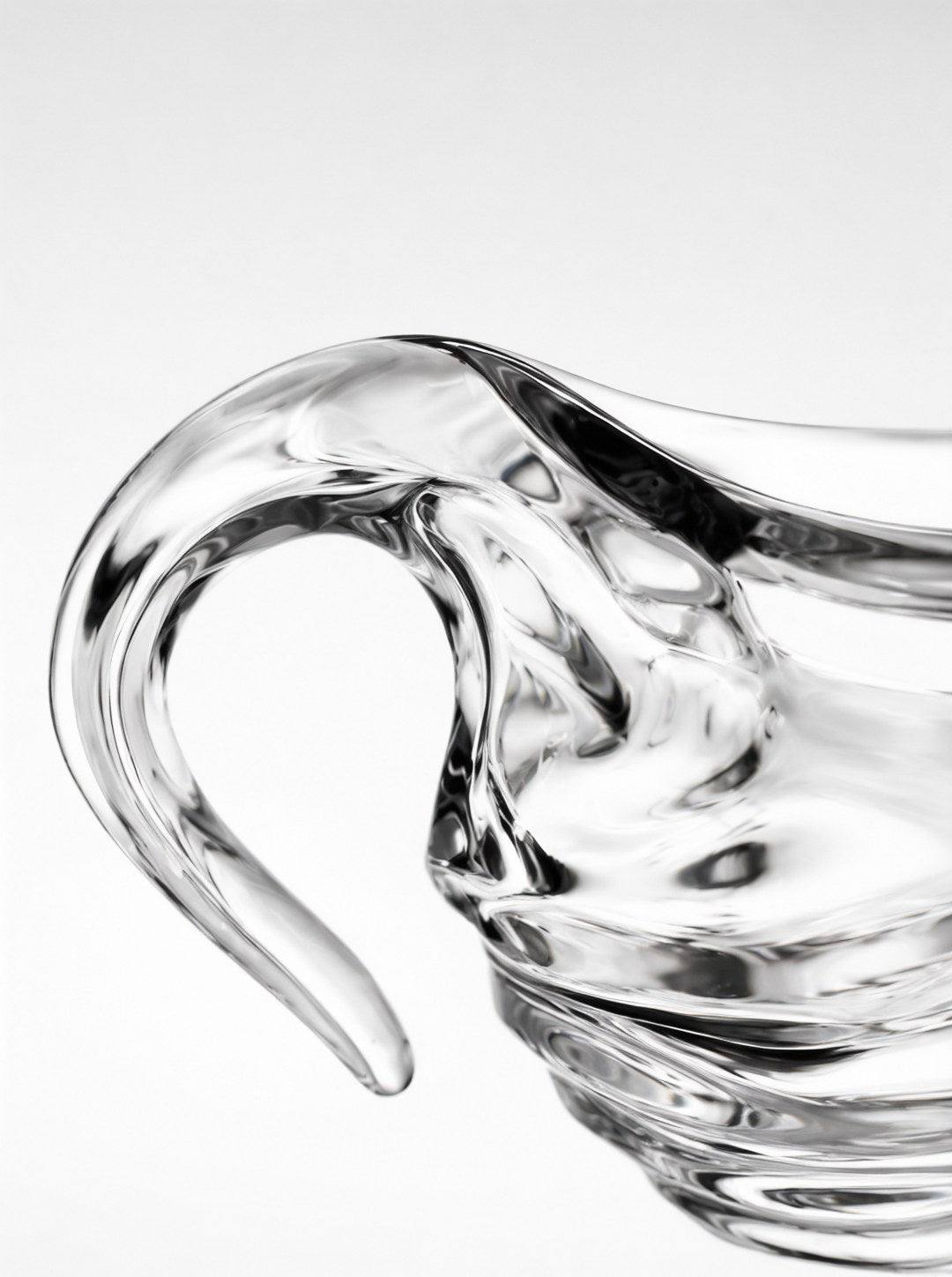 Glass Yogurt Cup with Handle