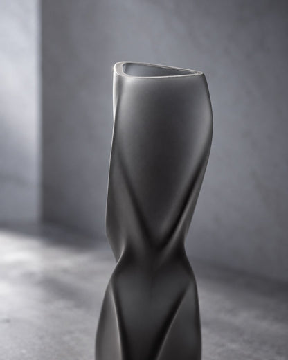 Glass Bud Vase, Frosted