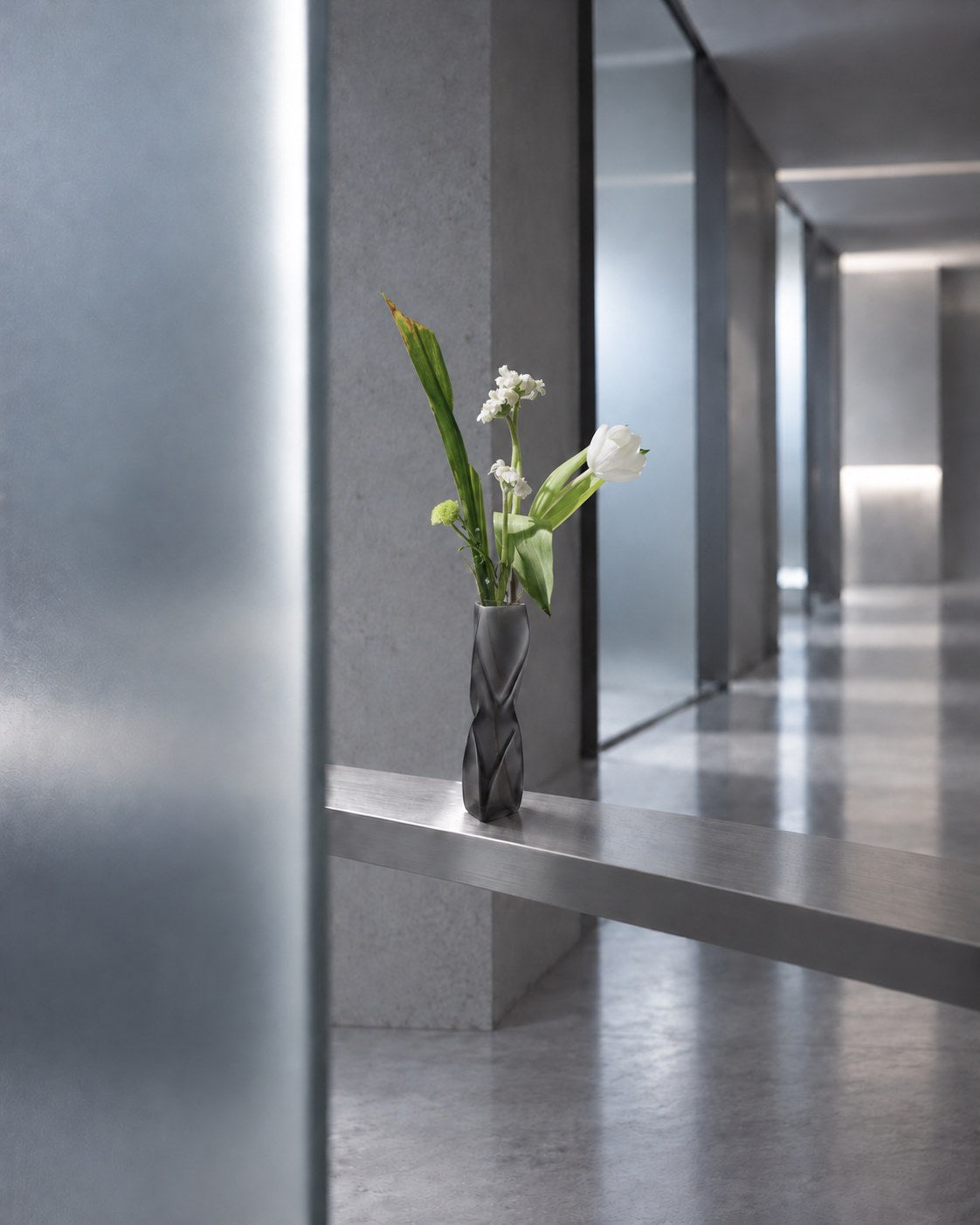 Glass Bud Vase, Translucent