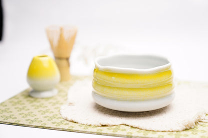 Wabi-Sabi Matcha Bowl Set – Artisan Chawan with Bamboo Whisk