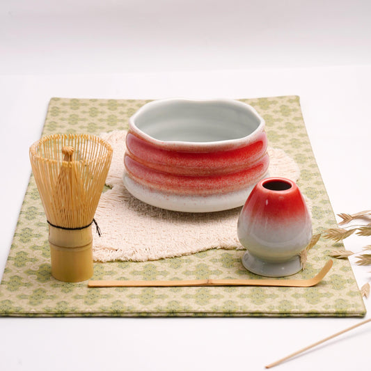 Traditional Matcha Tea Set – Chawan Bowl & Whisk