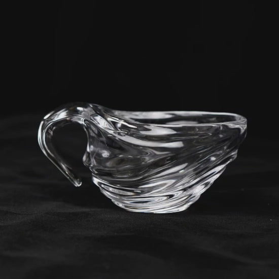 "Sung-Sung" Cup, elegant glass coffee cup, perfect for home and office