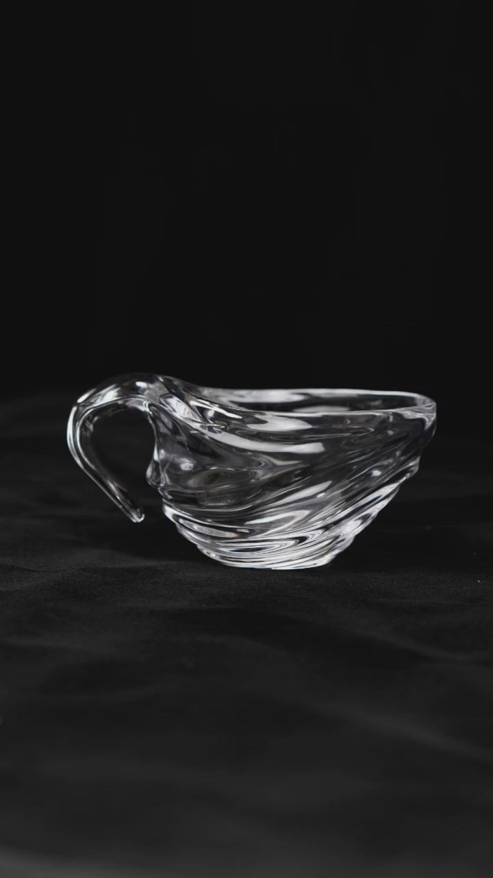 "Sung-Sung" Cup, elegant glass coffee cup, perfect for home and office